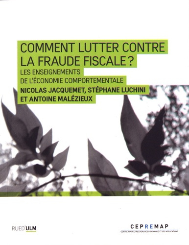 Emprunter Comment lutter contre la fraude fiscale ? Les enseignements de l'économie comportementale livre