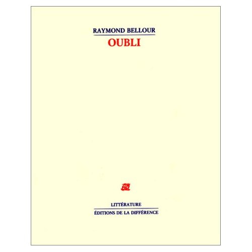 Emprunter OUBLI livre