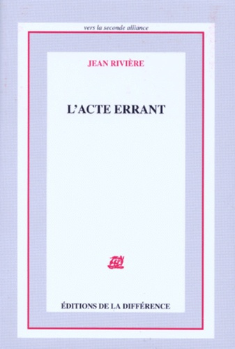 Emprunter L'ACTE ERRANT livre
