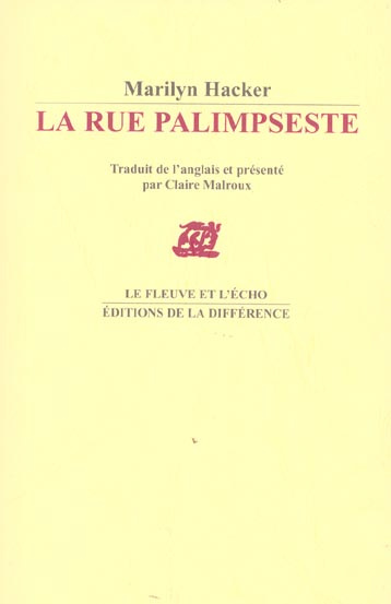 Emprunter La rue Palimpseste. Edition bilingue français-anglais livre