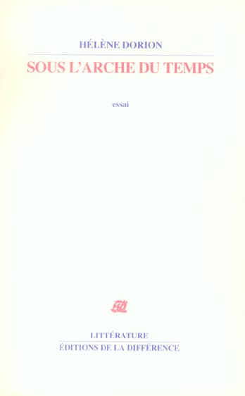 Emprunter Sous l'arche du temps. Essai livre