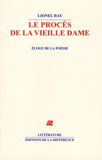 Emprunter Le procès de la vieille dame. Eloge de la poésie livre