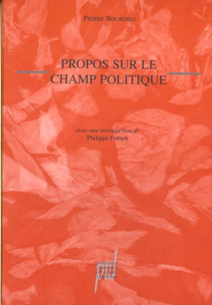 Emprunter Propos sur le champ politique livre