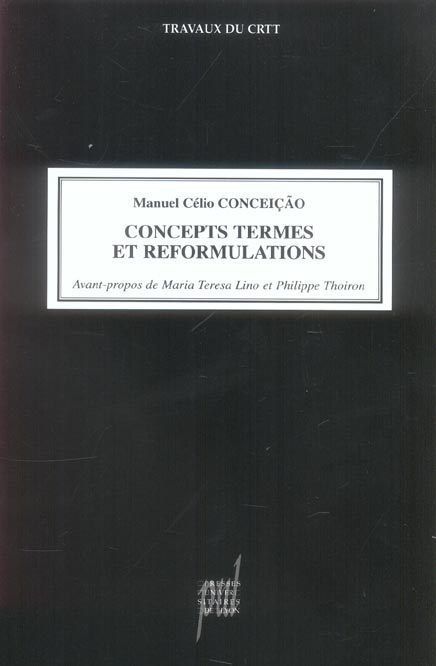 Emprunter Concepts, termes et reformulations livre