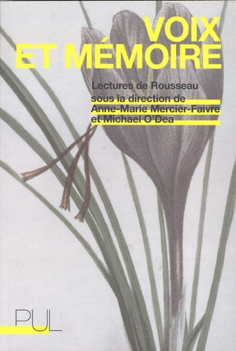 Emprunter Voix et mémoire. Lectures de Rousseau livre