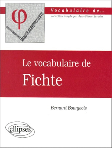 Emprunter Le vocabulaire de Fichte livre