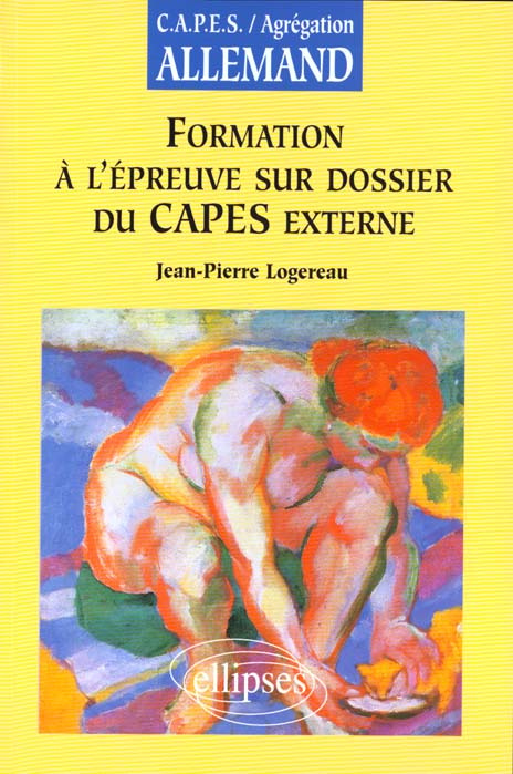 Emprunter Formation à l'épreuve sur dossier du CAPES externe d'allemand livre