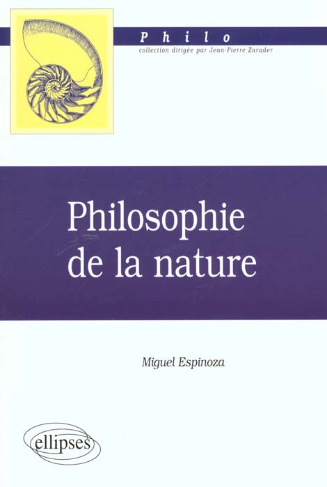 Emprunter Philosophie de la nature livre