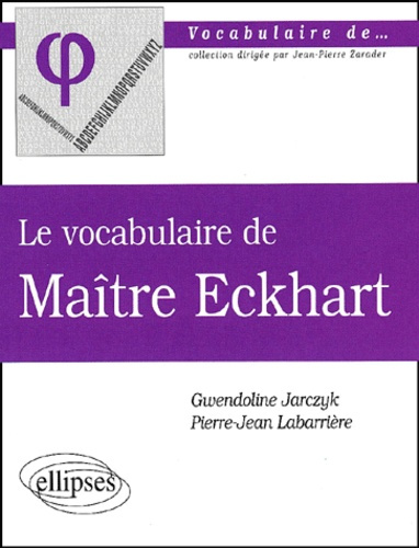 Emprunter Le vocabulaire de Maître Eckhart livre