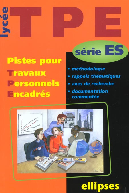 Emprunter TPE série ES. Pistes pour Travaux Personnels Encadrés livre