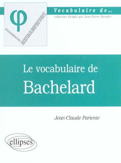 Emprunter Le vocabulaire de Bachelard livre