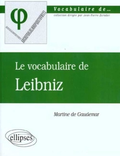 Emprunter Le vocabulaire de Leibniz livre