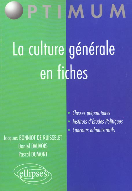 Emprunter La culture générale en fiches livre