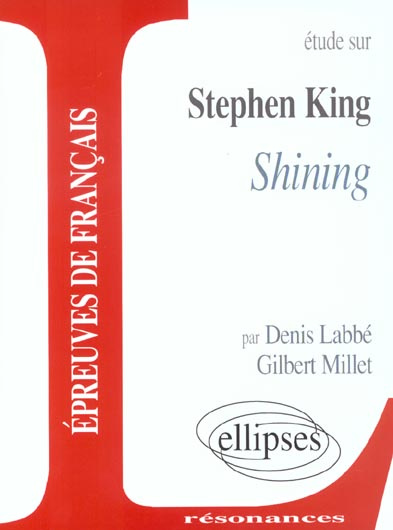 Emprunter Etude sur Stephen King, Shining livre
