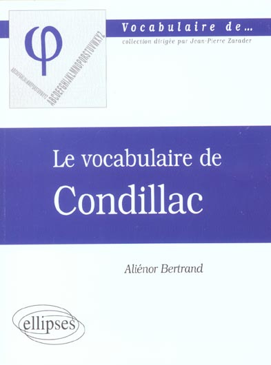 Emprunter Le vocabulaire de Condillac livre