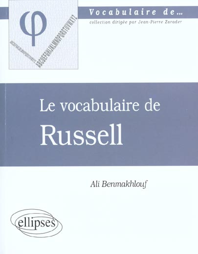 Emprunter Le vocabulaire de Russell livre