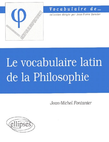 Emprunter Le vocabulaire latin de la philosophie livre