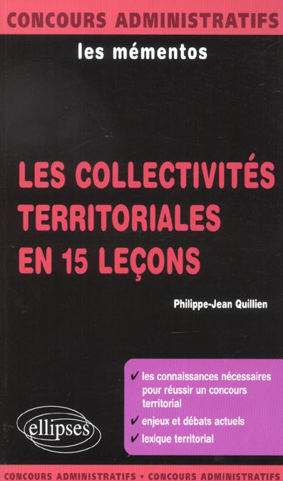 Emprunter Les collectivités territoriales en 15 leçons livre