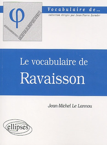 Emprunter Le vocabulaire de Ravaisson livre