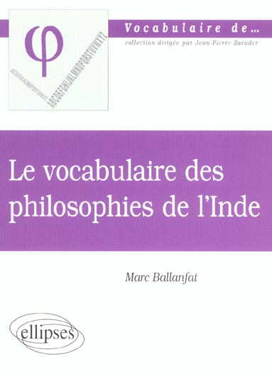 Emprunter Le vocabulaire des philosophies de l'Inde livre