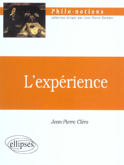 Emprunter L'expérience livre