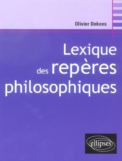 Emprunter Lexique des repères philosophiques livre