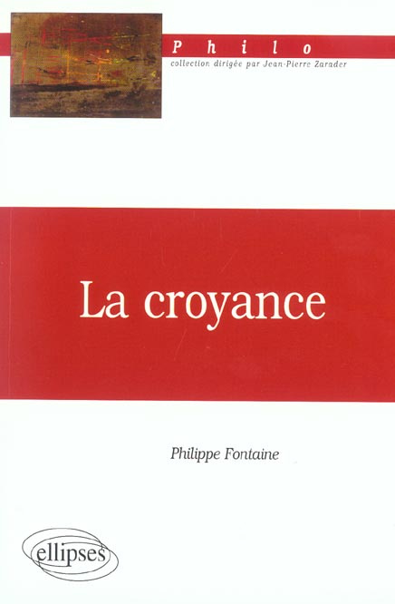Emprunter La croyance livre