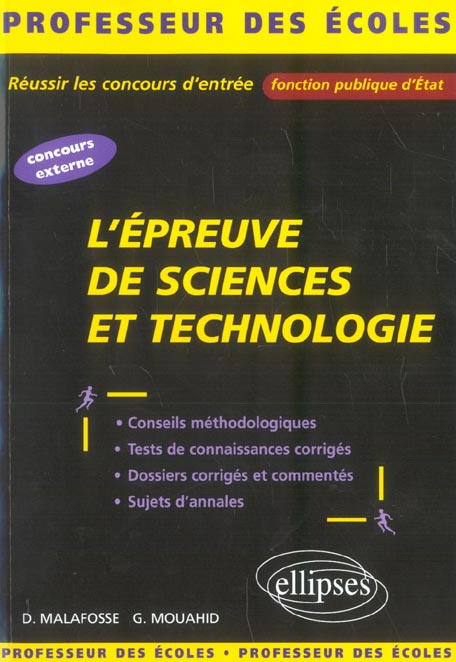 Emprunter L'épreuve de sciences et technologie livre