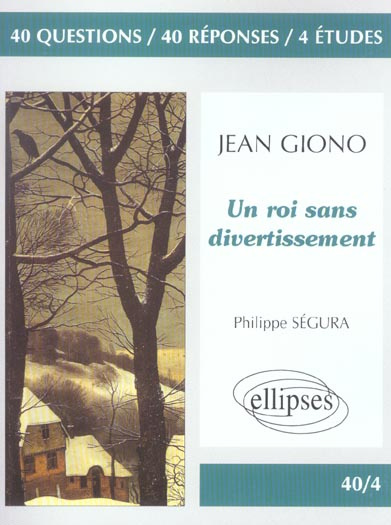Emprunter Jean Giono, Un roi sans divertissement livre