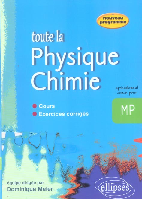 Emprunter Toute la physique-chimie MP livre
