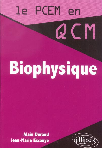 Emprunter Biophysique livre
