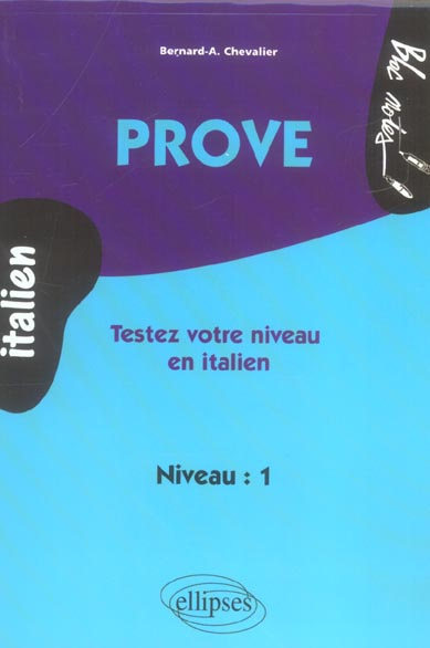 Emprunter Prove. Testez votre niveau en italien niveau 1 livre