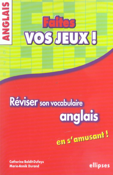 Emprunter Faites vos jeux ! Réviser son vocabulaire anglais en s'amusant livre