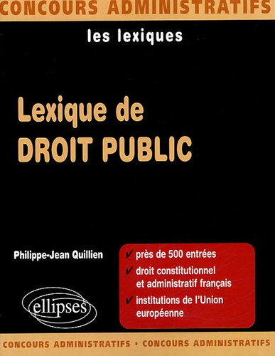 Emprunter Lexique de droit public livre