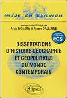 Emprunter Dissertations d'histoire-géographie et géopolitique du monde contemporain livre