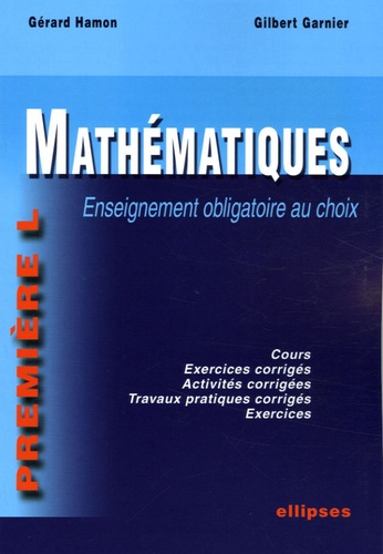 Emprunter Mathématiques 1e L. Enseignement obligatoire au choix livre