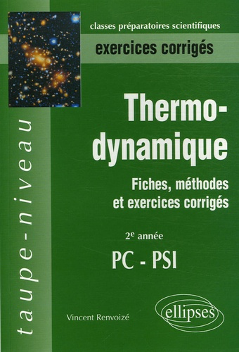 Emprunter Thermodynamique 2e Année PC-PSI. Fiches, méthodes et exercices corrigés livre