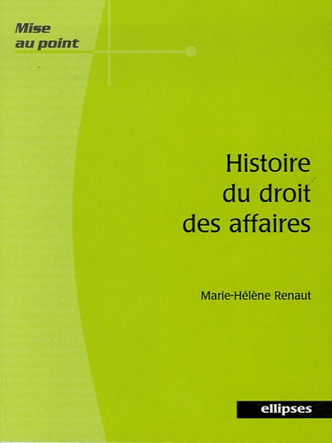 Emprunter Histoire du droit des affaires livre