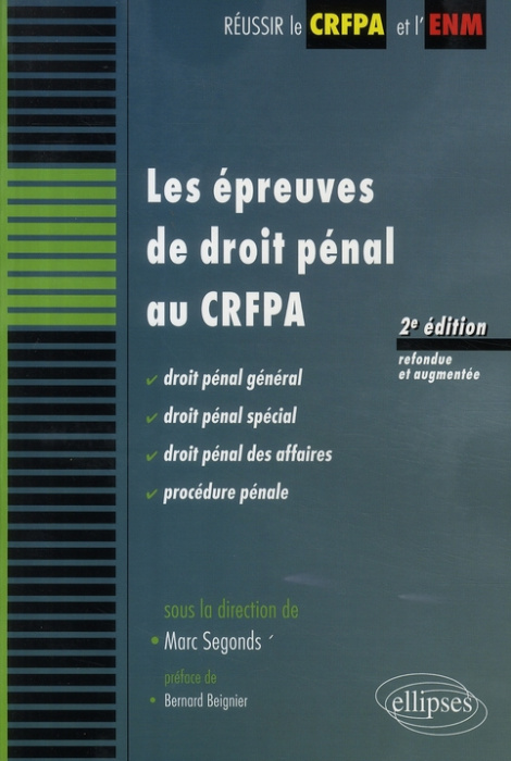 Emprunter Les épreuves de droit pénal au CRFPA. 2e édition livre