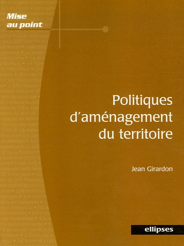 Emprunter Politiques d'aménagement du territoire livre