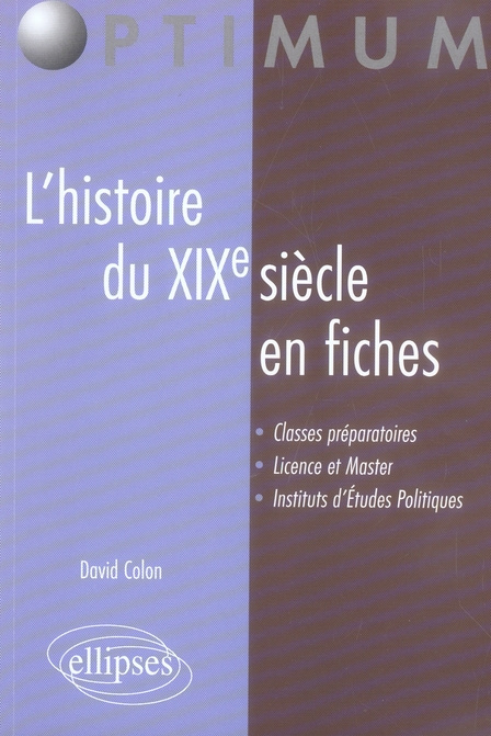 Emprunter L'histoire du XIXe siècle en fiches livre