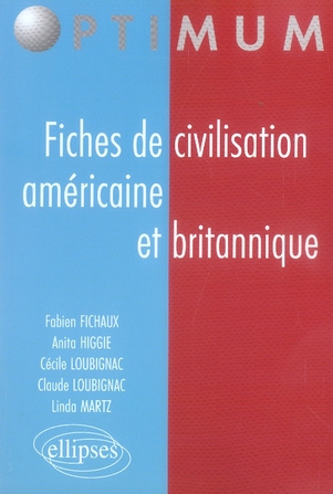 Emprunter Fiches de civilisation américaine et britannique livre