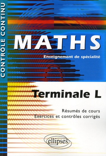 Emprunter Maths Tle L. Enseignement de spécialité livre