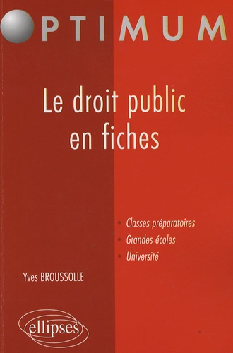 Emprunter Le droit public en fiches livre