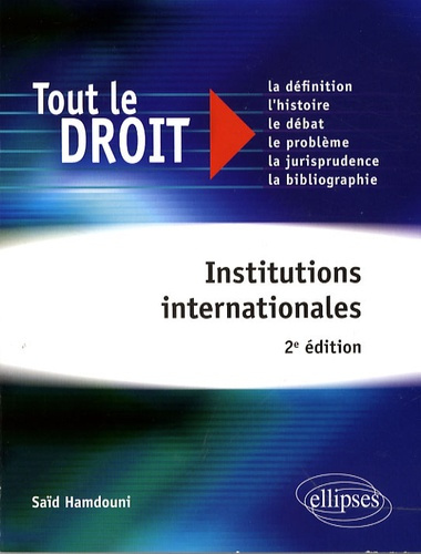 Emprunter Institutions internationales. 2e édition livre