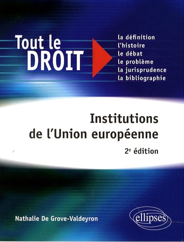 Emprunter Institutions de l'Union européenne. 2e édition livre