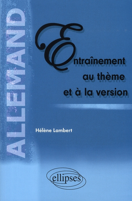 Emprunter Entraînement au thème et à la version. Allemand livre