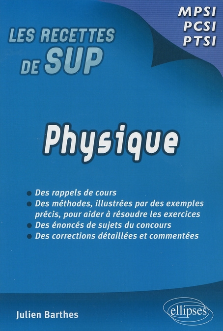 Emprunter Physique. MPSI/PCSI/PTSI livre