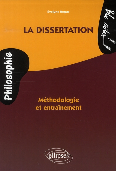 Emprunter La dissertation de philosophie. Méthodologie et entraînement livre