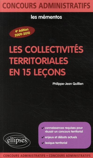 Emprunter Les collectivités territoriales en 15 leçons. 4e édition livre